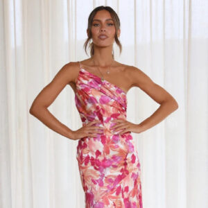 women's fashion casual print dress