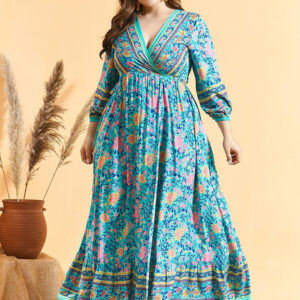 printed casual dress