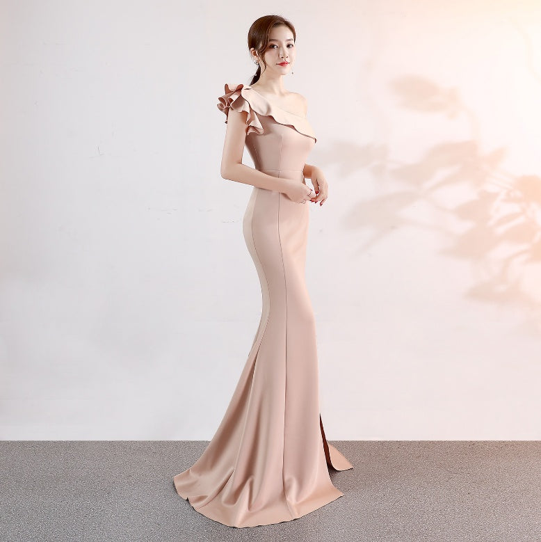 evening dress elegant long sexy slim fishtail dress evening dress elegant long sexy slim fishtail dress