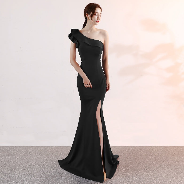 evening dress elegant long sexy slim fishtail dress evening dress elegant long sexy slim fishtail dress