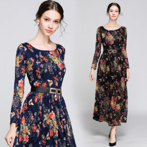 new women's lace dress dress print dress