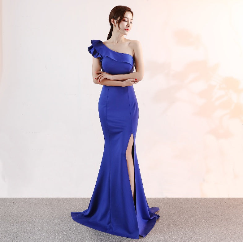 evening dress elegant long sexy slim fishtail dress evening dress elegant long sexy slim fishtail dress