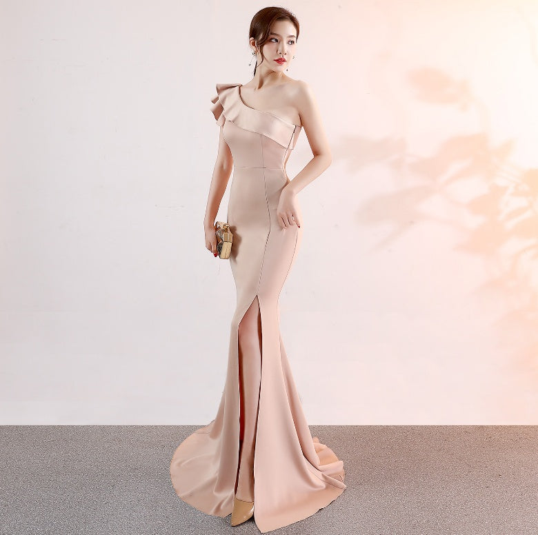 evening dress elegant long sexy slim fishtail dress evening dress elegant long sexy slim fishtail dress