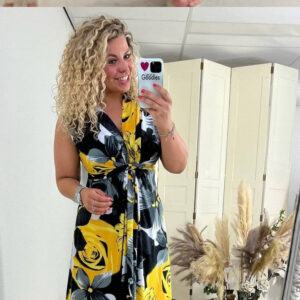 women's long floral casual dress