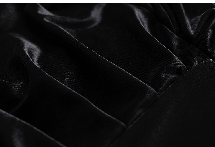 Long Sleeve Pleated Slit Dress Banquet Evening Dress D81f01bc A5c2 4e11 Adfd 5992c234bb17