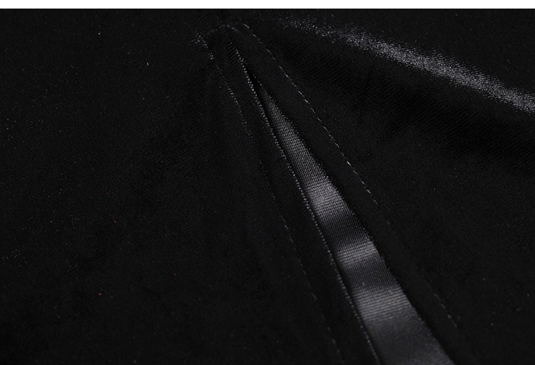 Long Sleeve Pleated Slit Dress Banquet Evening Dress F5127deb 5704 4d87 A223 4c3a5f715d74